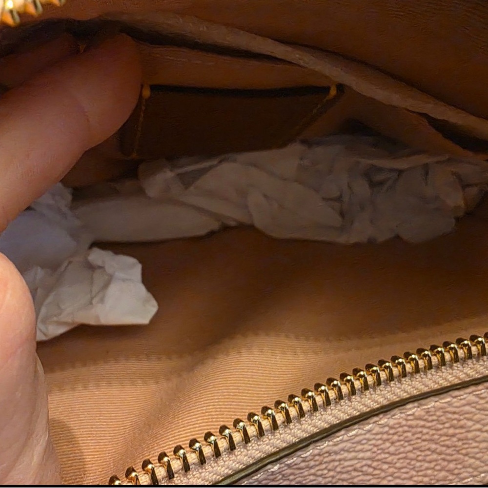 Coach Light Pink and Tan Crossbody Bag - Picture 6 of 9